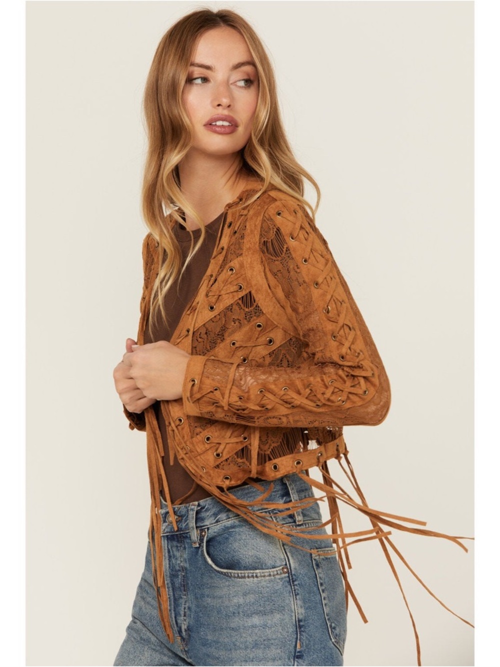 Vocal Suede Tassel Jacket❤️NWOT